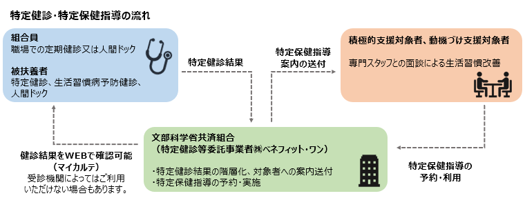 特定健診・特定保健指導の流れ